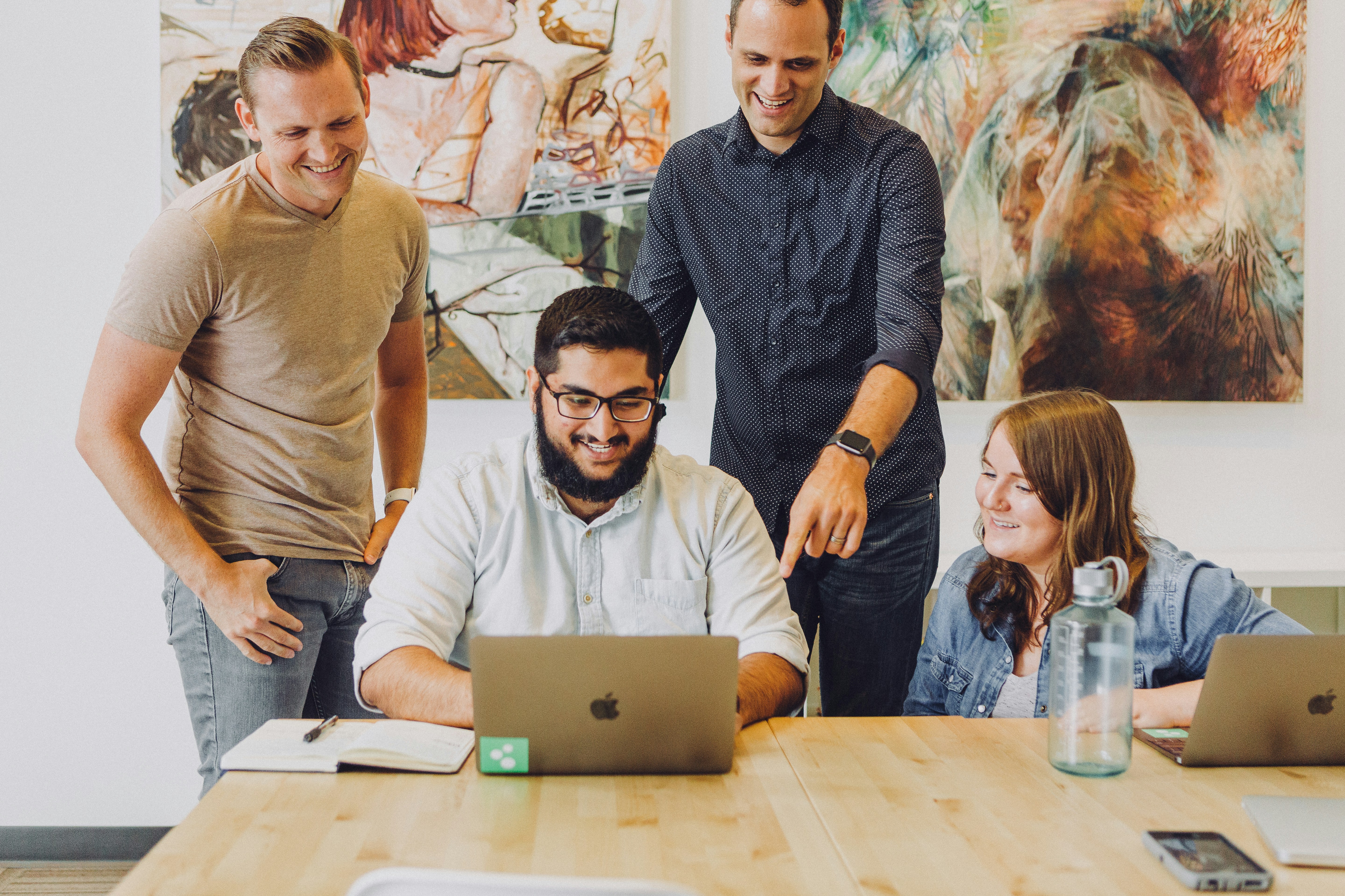 Group of RSEs stock photo
