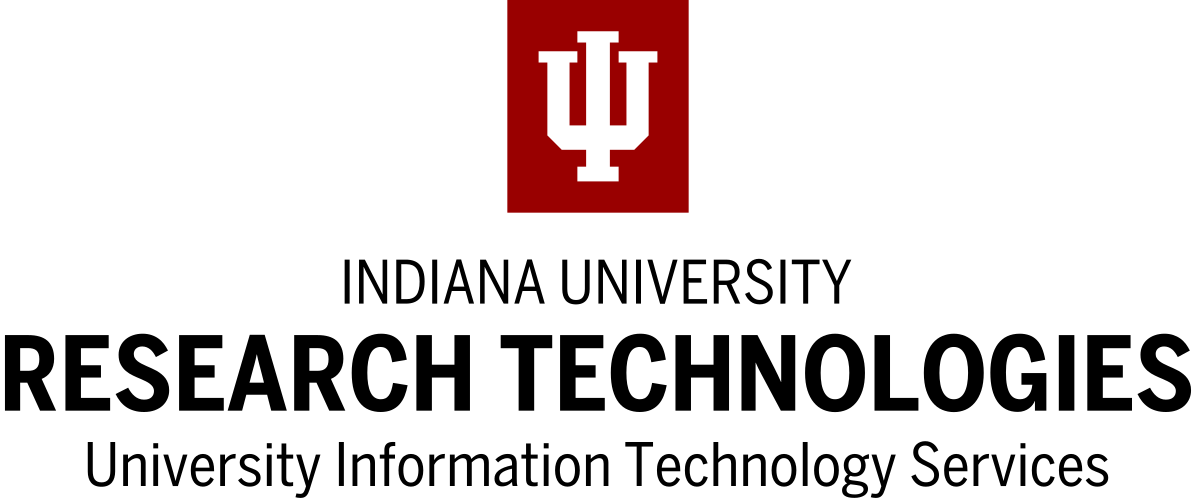 Research Technologies - Indiana University logo